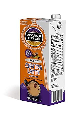 Oregon Chai Oregon Chai Sugar Free Chai Concentrate, 32 Fluid Ounce (Pack of 6)