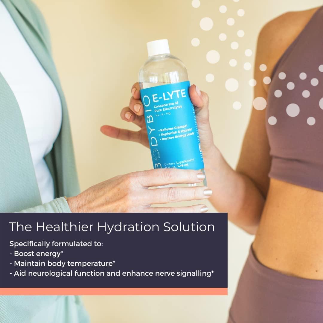 BodyBio BodyBio Electrolytes for Hydration - 4 oz Concentrate | No Sugar | No Calories | Keto Electrolytes | Dehydration Recovery w. Magnesium + Potassium + Sodium | Relieves Cramps | Elyte