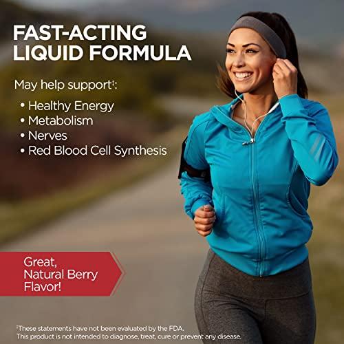 KAL KAL Vitamin B12 Methylcobalamin ActivSpray 2500mcg, Healthy Energy, Metabolism, Nerve & Red Blood Cell Support,* Fast-Acting Liquid B12, Maximum Absorption, Natural Berry Flavor, 80 Servings, 2 fl oz