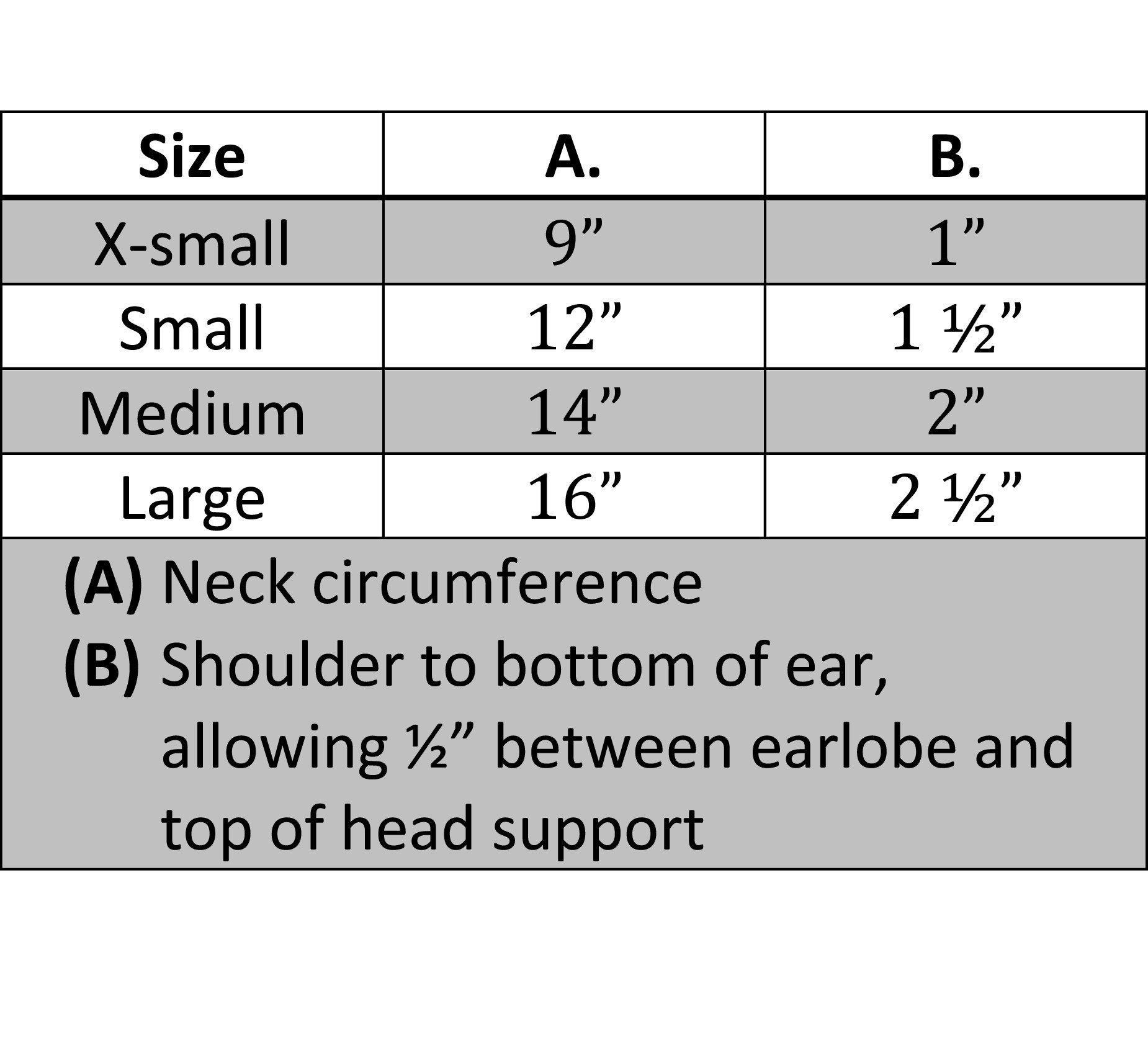 Danmar Prodcuts Danmar Prodcuts Hensinger Head Support with High Back Mounted (Blue, Small)