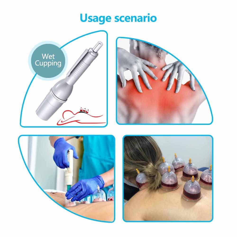 LANBO Seven-Pin Lancing Device Blood Lancet Pen Steril Cupping Therapy Match One Bag 200pcs Lancet