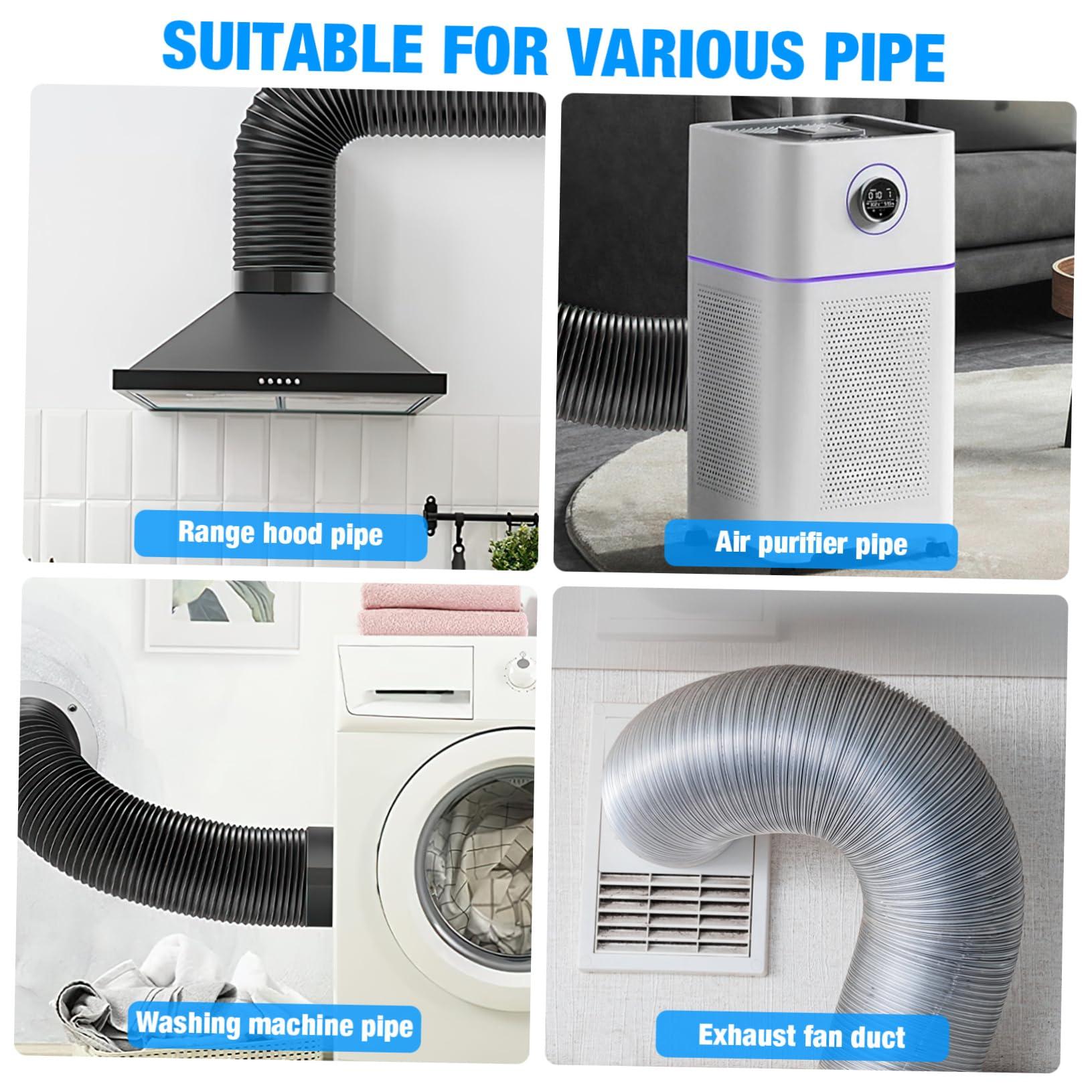 TOVINANNA TOVINANNA Dryer Vent Cleaner Kit Laundry Room Organization Cleaner Brush Air Duct Cleaning Tools with Tubes Nylon Dryer Duct Brush Set fopr Fast Cleaning 16x3.in(4ps Hose + 1ps Brush)