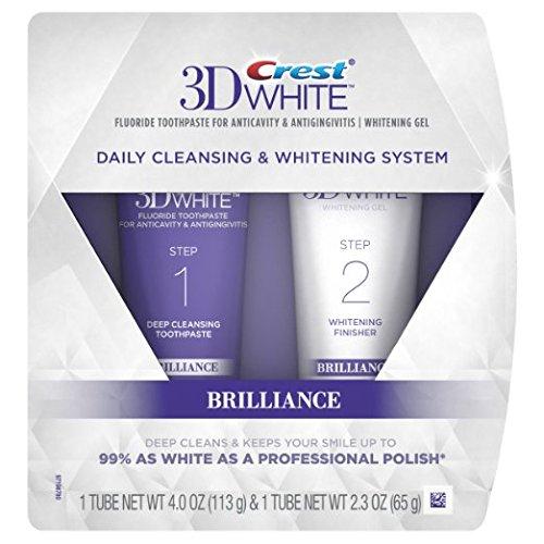 Procter & Gamble Health Care Crest 3D White Brilliance Daily Cleansing Toothpaste and Whitening Gel System