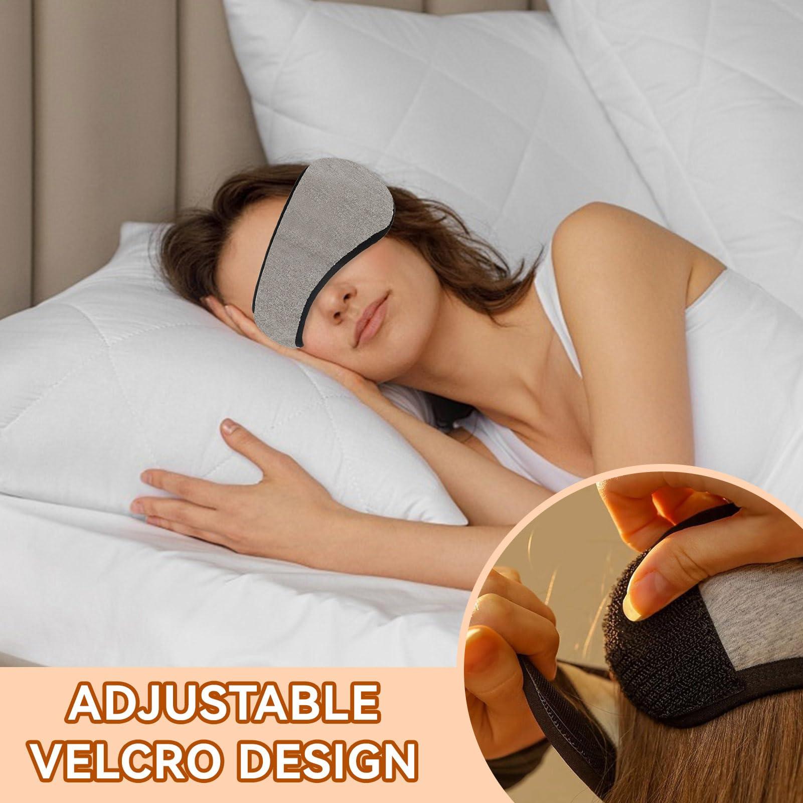 Agatige Soundproof Sleep Earmuff Headband, Sleeping Noise Cancelling Ear Wrap Ear Muffs Winter Women Sleep Mask for Men Women (Grey)