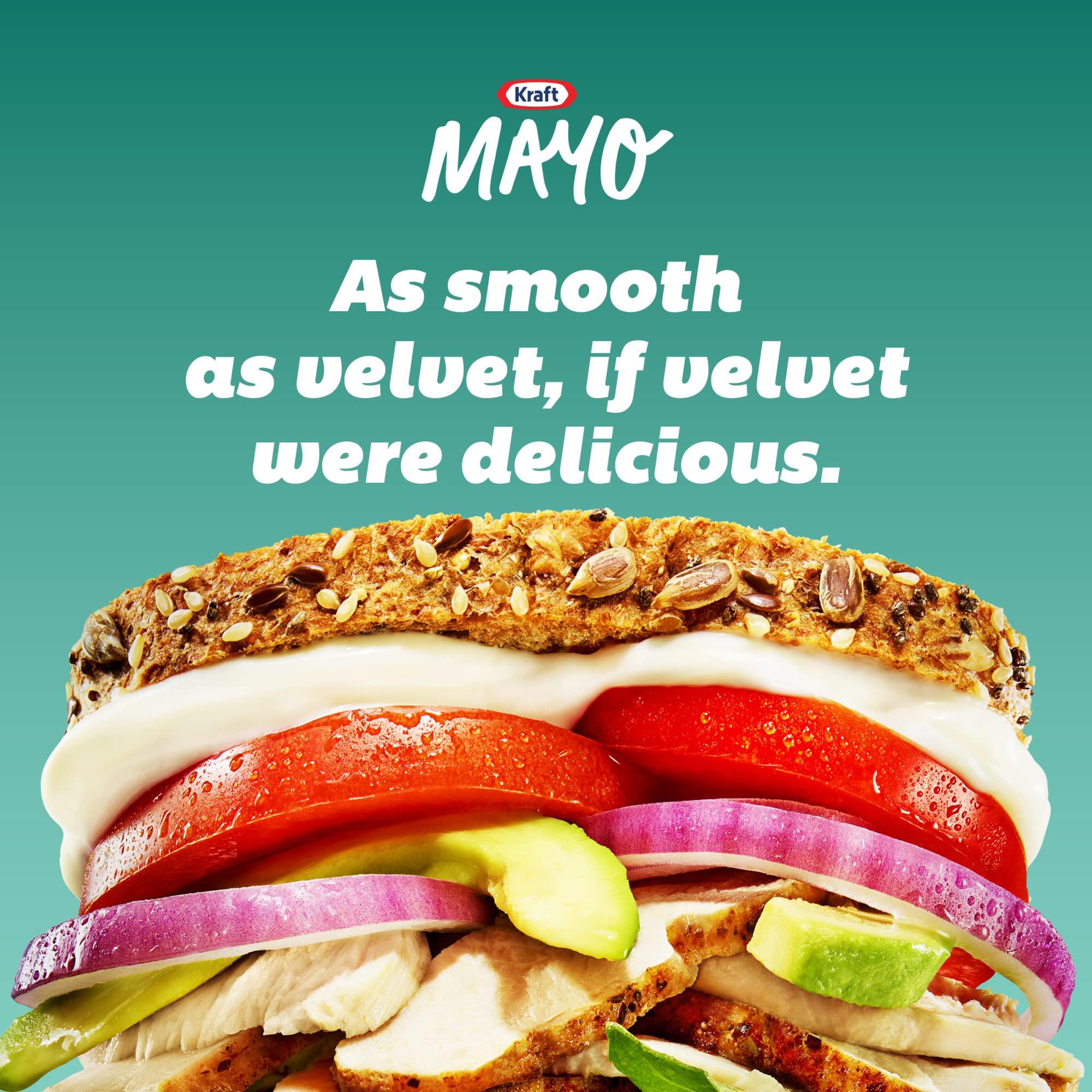 Kraft Kraft Mayo with Olive Oil Reduced Fat Mayonnaise, 22 fl oz Bottle