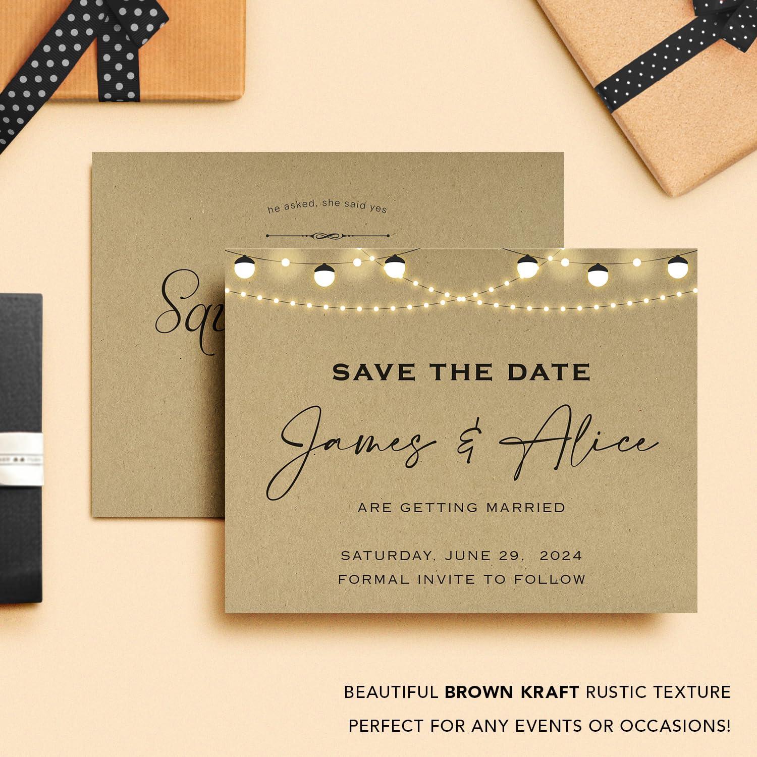 S Superfine Printing A6 Blank Grocer Brown Kraft Note Cards & Envelopes Heavy Flat Cards for Wedding and Birthday Invitations, Holiday Greetings, Postcards, All Occasions | 25 per Pack | NOT A Fold Over Card