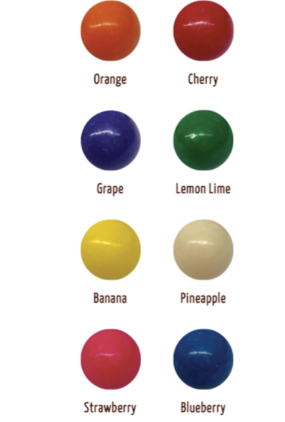 BoostBox Dubble Bubble One Inch Gumballs Candy Coated Gum Individually Wrapped Bulk (3 Pound)