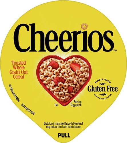 Cheerios Original Cheerios Heart Healthy Cereal Cup, 1.3 OZ Single Serve Cereal Cup
