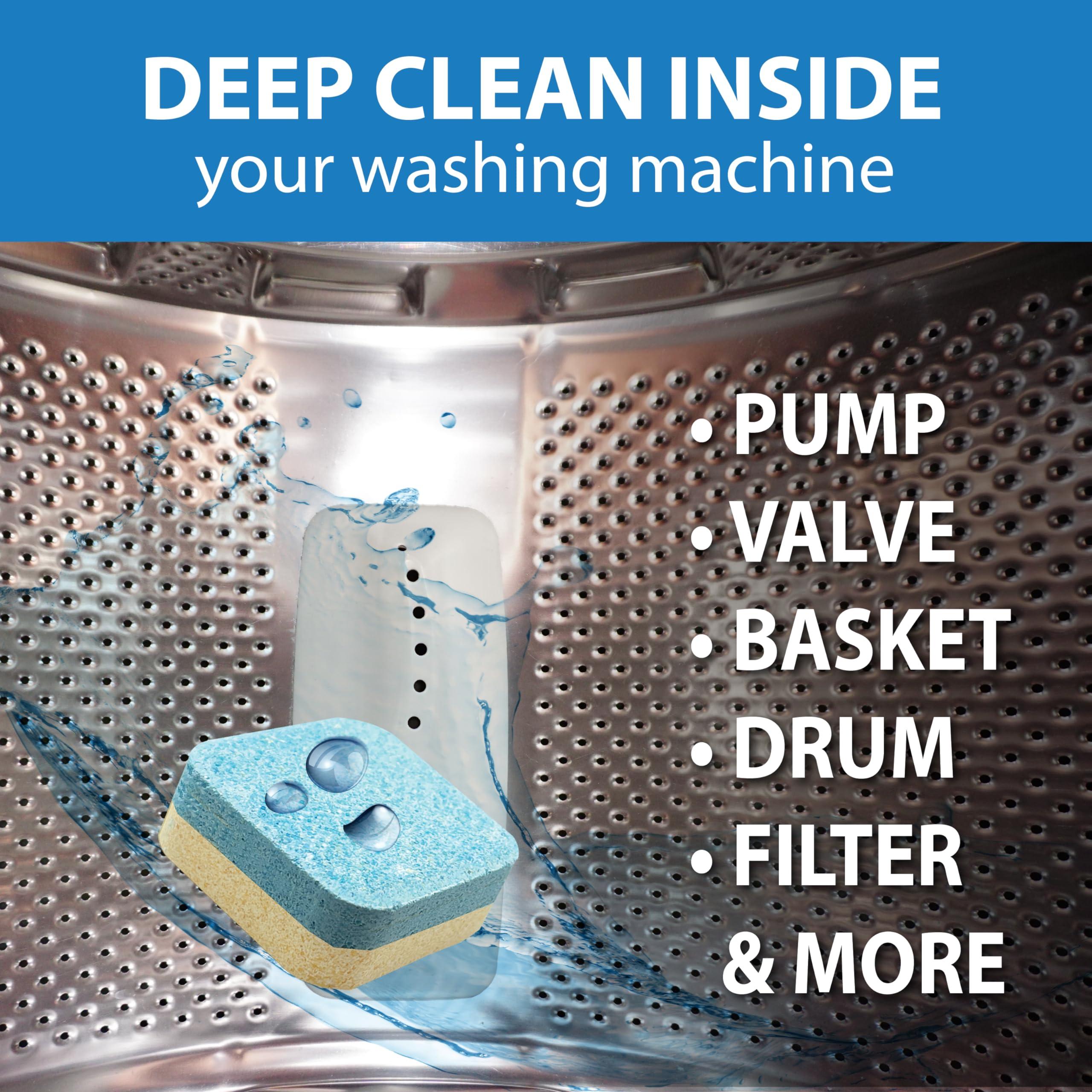 SANI 360 SANI 360 Washing Machine Cleaner, 12 Month Supply is Formulated with Enzyme, Deep Cleans and Deodorizes Front and Top Loading Washers