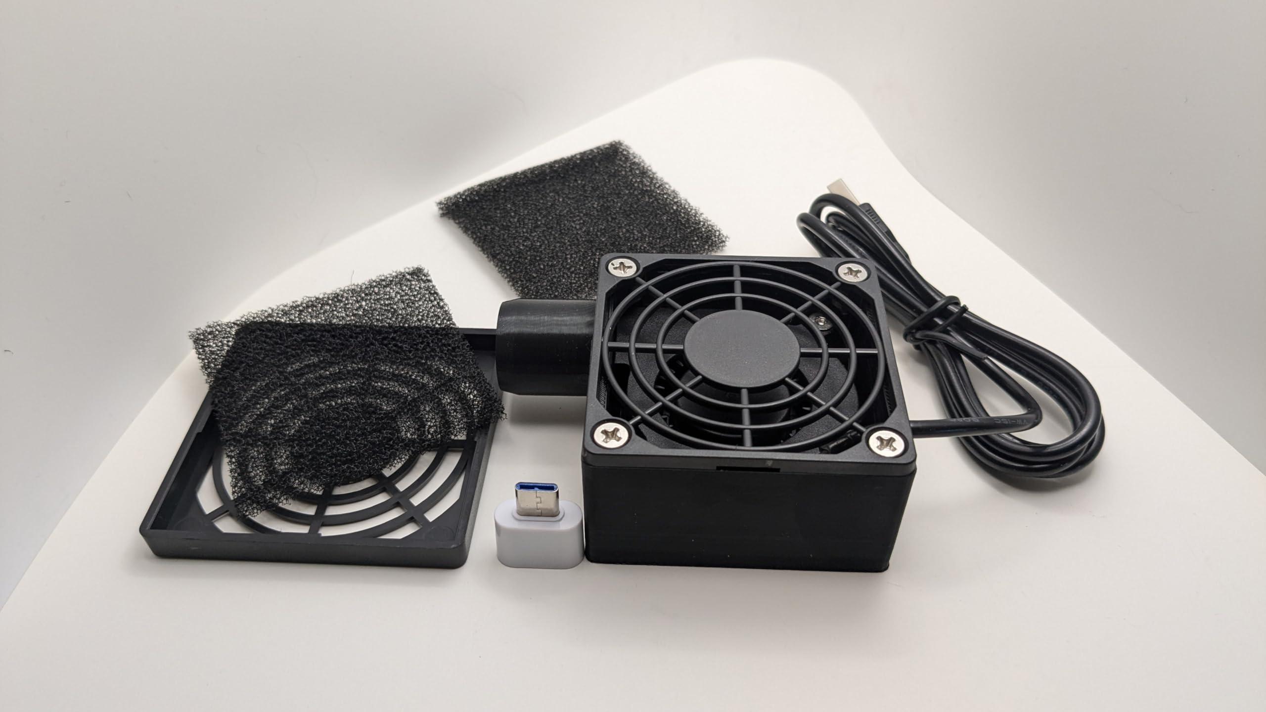 Generic Generic Hose Dryer with Filter Compatible with CPAP and BIPAP Hoses, USB Powered and Nearly Silent. (Include Both AC Adapter and Speed Control/Timer), Black