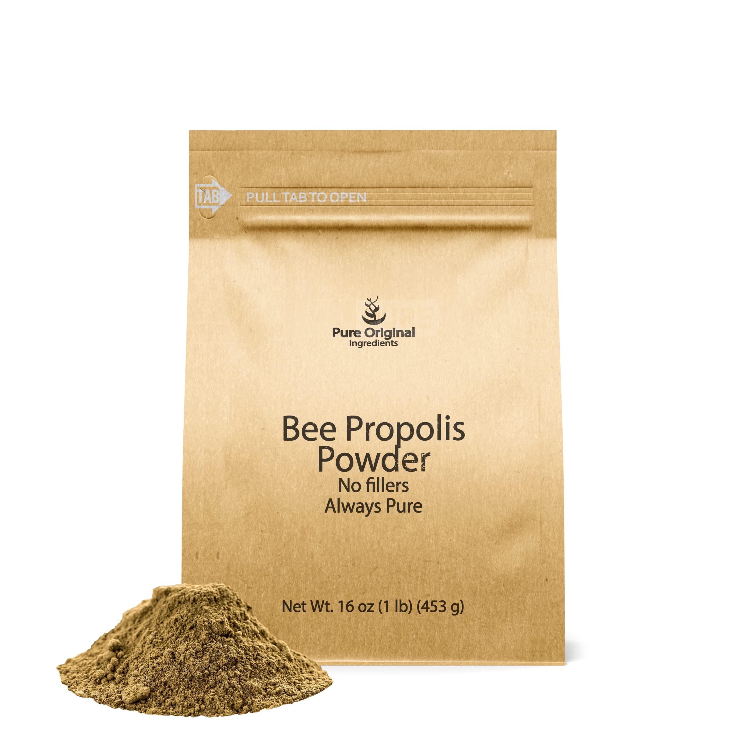 PURE ORIGINAL INGREDIENTS PURE ORIGINAL INGREDIENTS Bee Propolis Powder (1 lb) No Fillers, Lab Verified, Always Pure