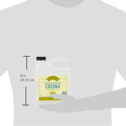 Fruits & Passion Fruits & Passion Cucina Dish Detergent Refill Sea Salt and Amalfi Lemon, 33.8 oz