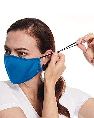 Tommie Copper Tommie Copper Community Wear Face Masks I Double Lined, Copper Infused, Ear Straps & Nose Wire, Face Covering (Pack of 2)