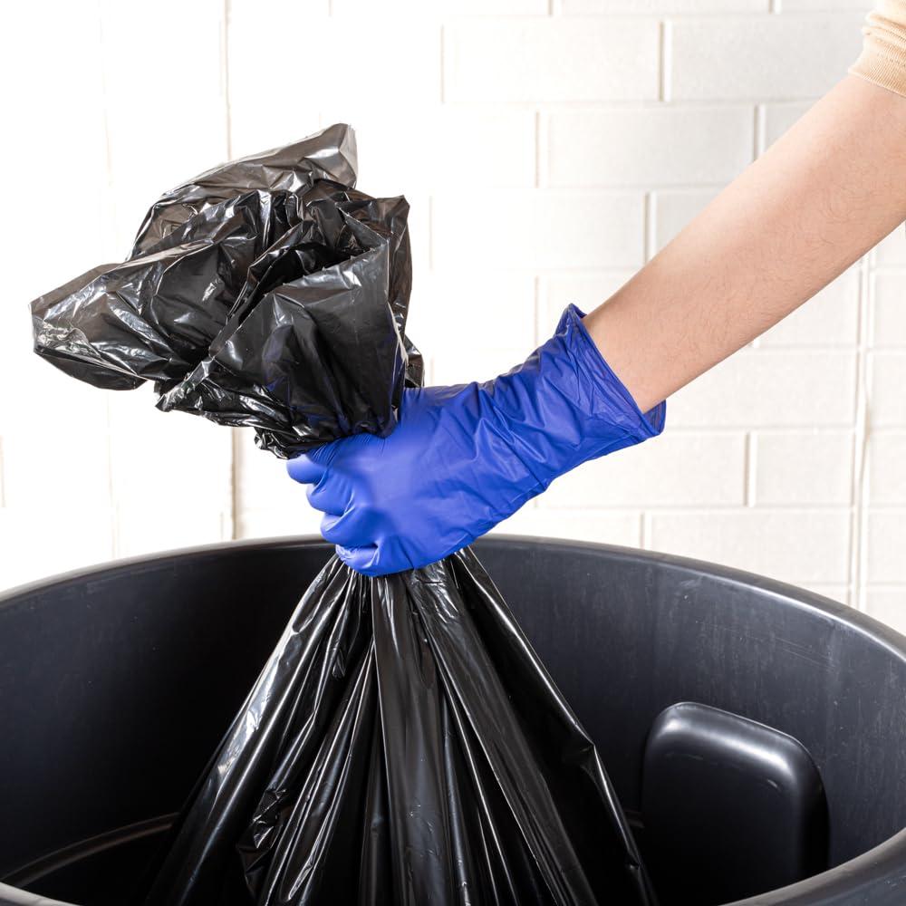 Restaurantware Restaurantware LOW DERMA Medium Nitrile Gloves 1000 Disposable Hypoallergenic Gloves - FDA Compliant No Powder And No Latex Blue Non-Sterile Gloves Low Dermatitis Potential