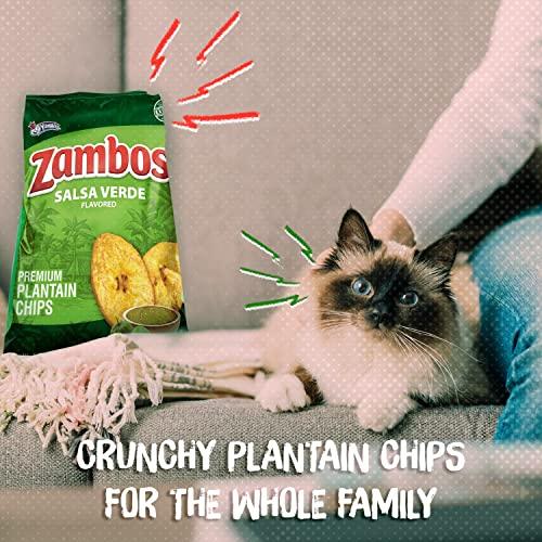 Zambos Zambos Plantain Chips Salsa Verde (Pack of 1)