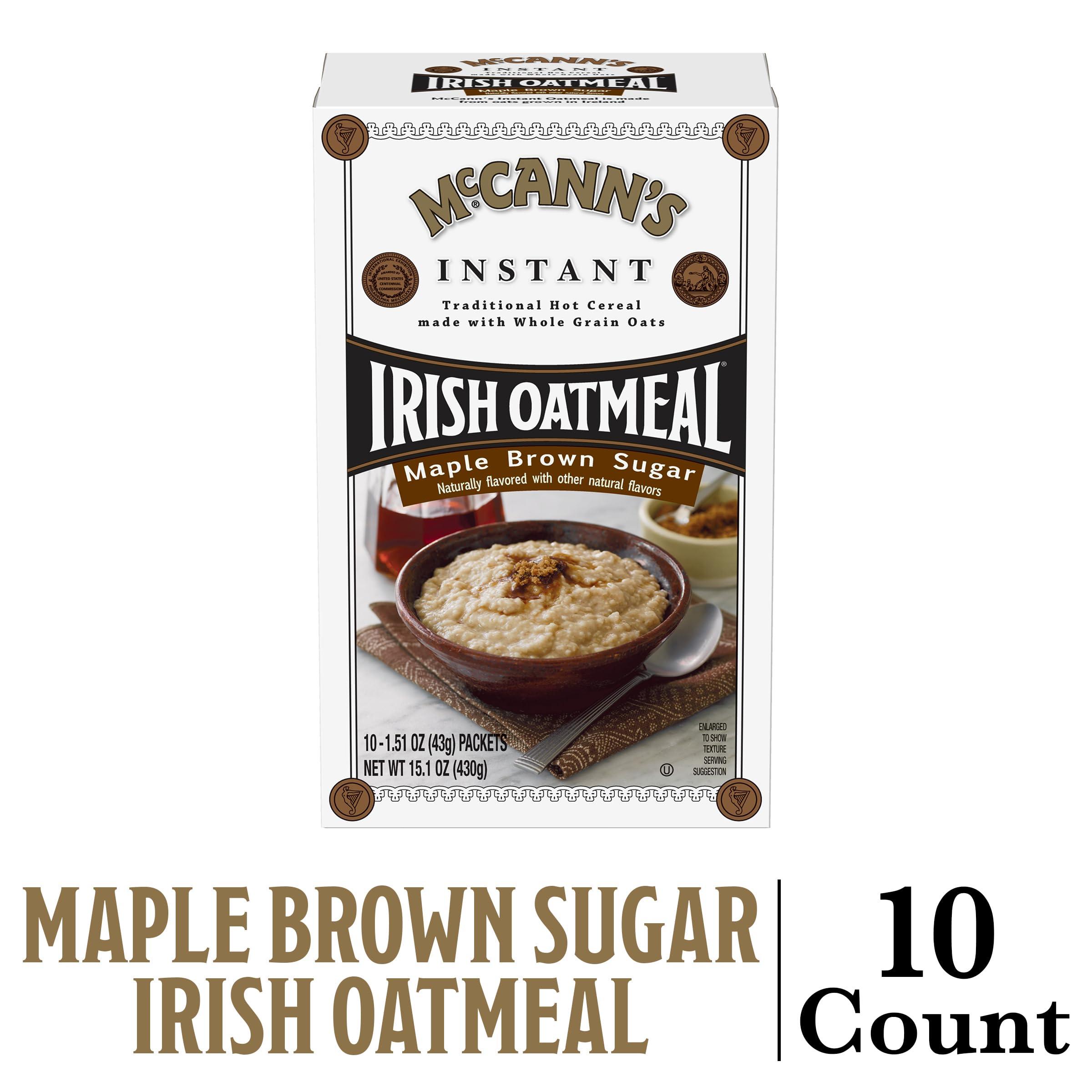 McCann's Irish Oatmeal McCann\'s Instant Irish Oatmeal, Maple & Brown Sugar, 10 Packets