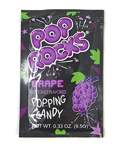Medley Hills Farm Pop Rocks Candy Variety 20 Pack 4 Flavor Assortment Strawberry, Cherry, Watermelon, Grape