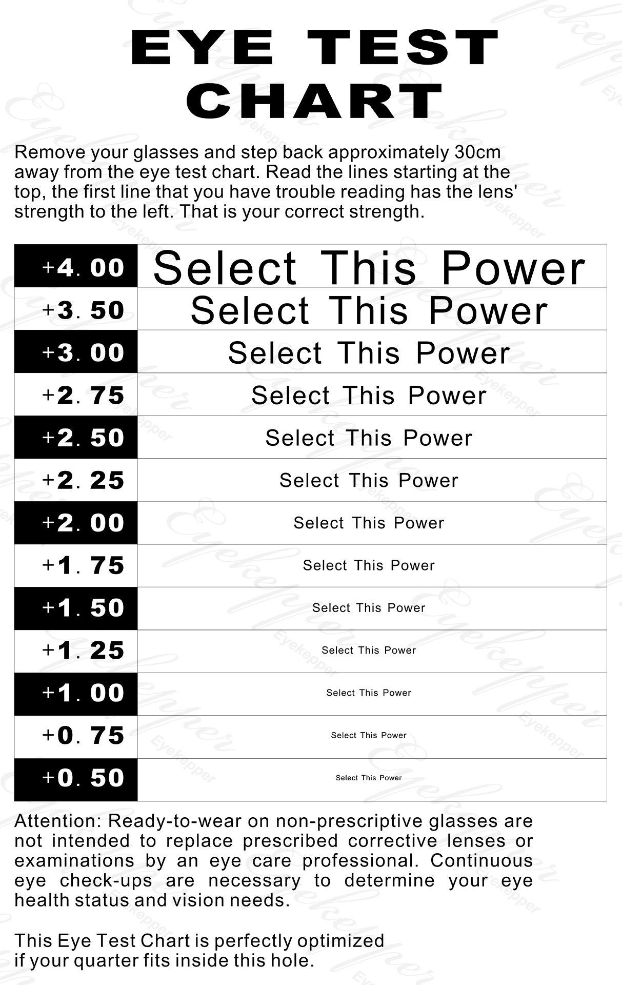 Eyekepper Eyekepper Titanium Rimless Round Yellow Tinted Lenses Computer Reading Glasses Circle Readers (Black, 2.00)