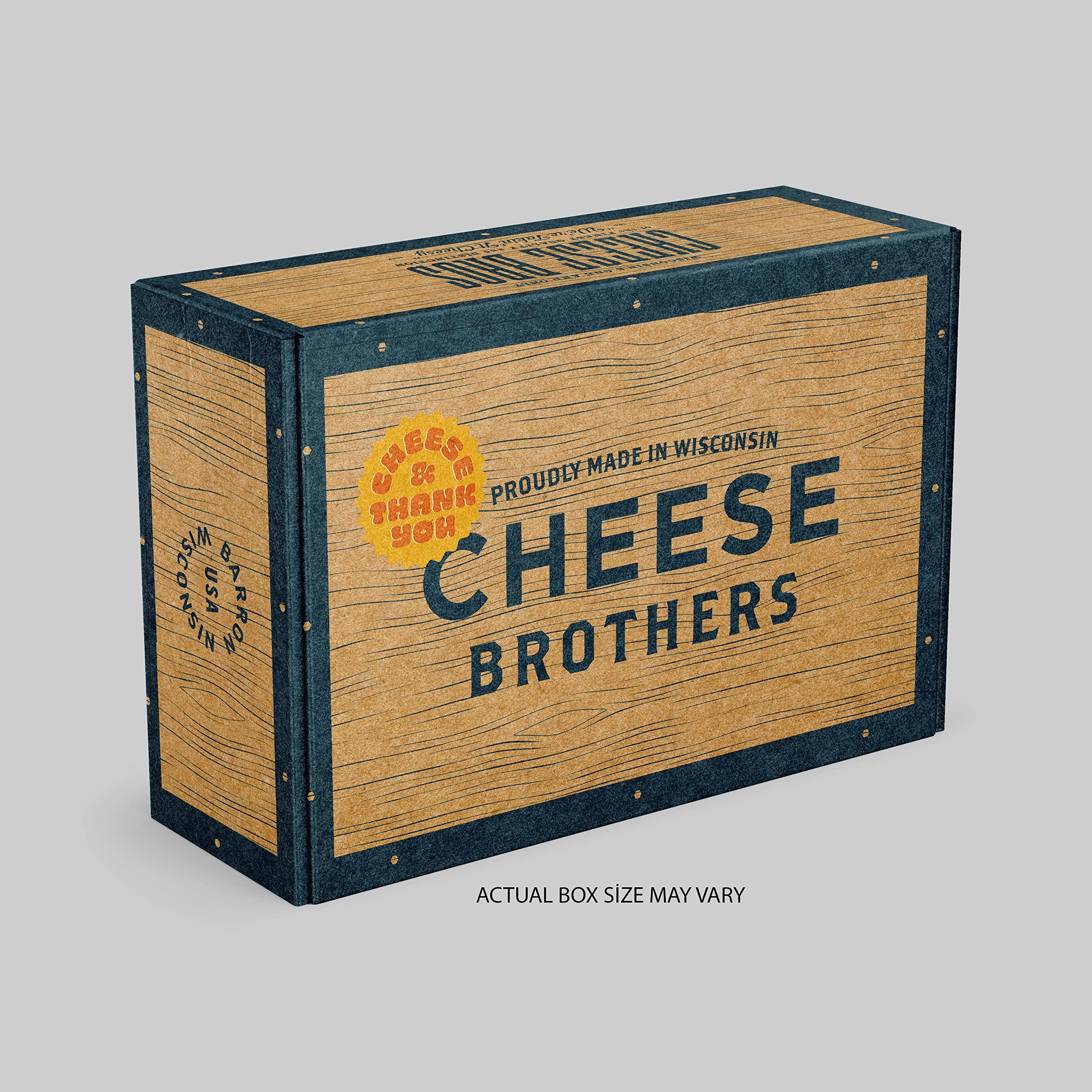 CHEESE BROTHERS INC Cheese Bros. World\'s Cheesiest Dad Father\'s Day Gift Box | Wisconsin Made | Includes Italian Fratello, Gouda, Aged Cheddar, Classic Mustard and Artisan Salami | Great Food Gifting Idea!
