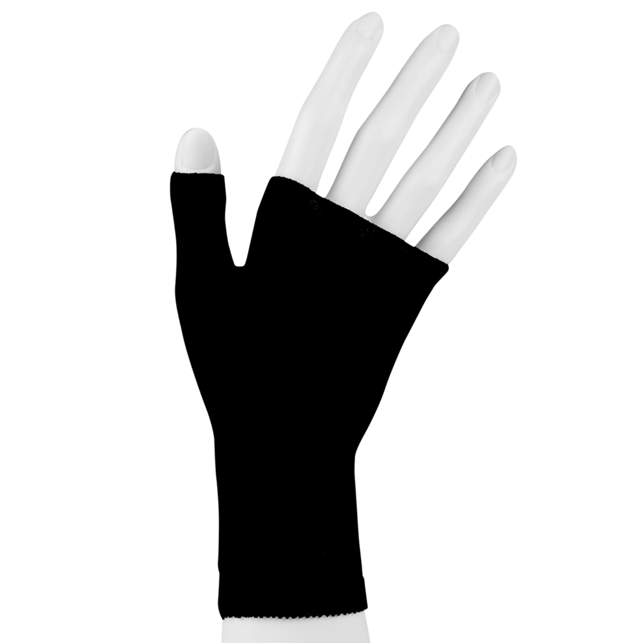 Juzo Juzo 15-20 mmHg Soft Seamless Gauntlet, Left Black, S