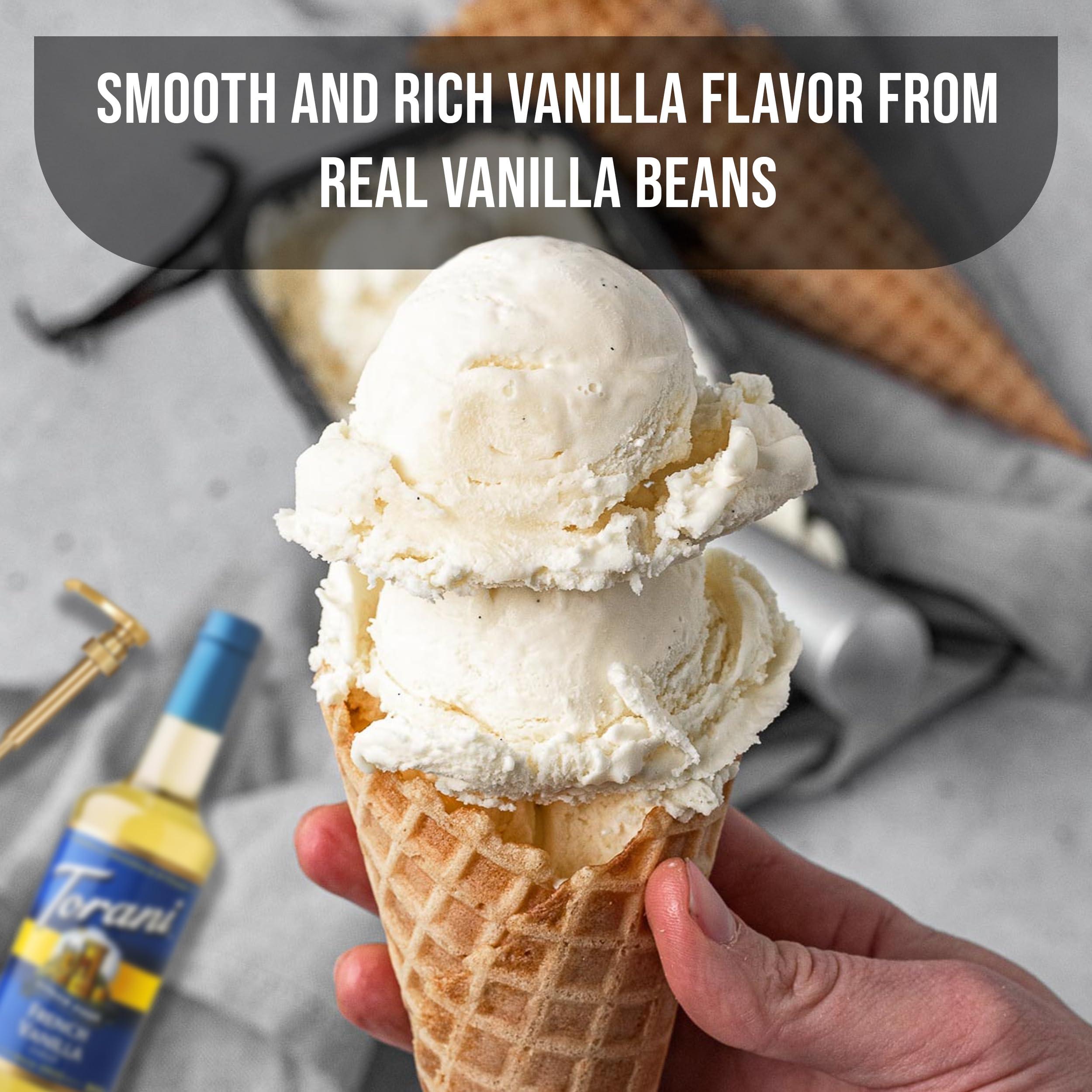 Jimoco Torani Sugar Free French Vanilla Syrup for Coffee 25.4 Ounces Coffee Syrups and Flavors with Jimoco Pump Syrup Dispenser