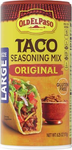 Old El Paso Old El Paso Taco Seasoning, Original, Large Size, 6.25 oz.