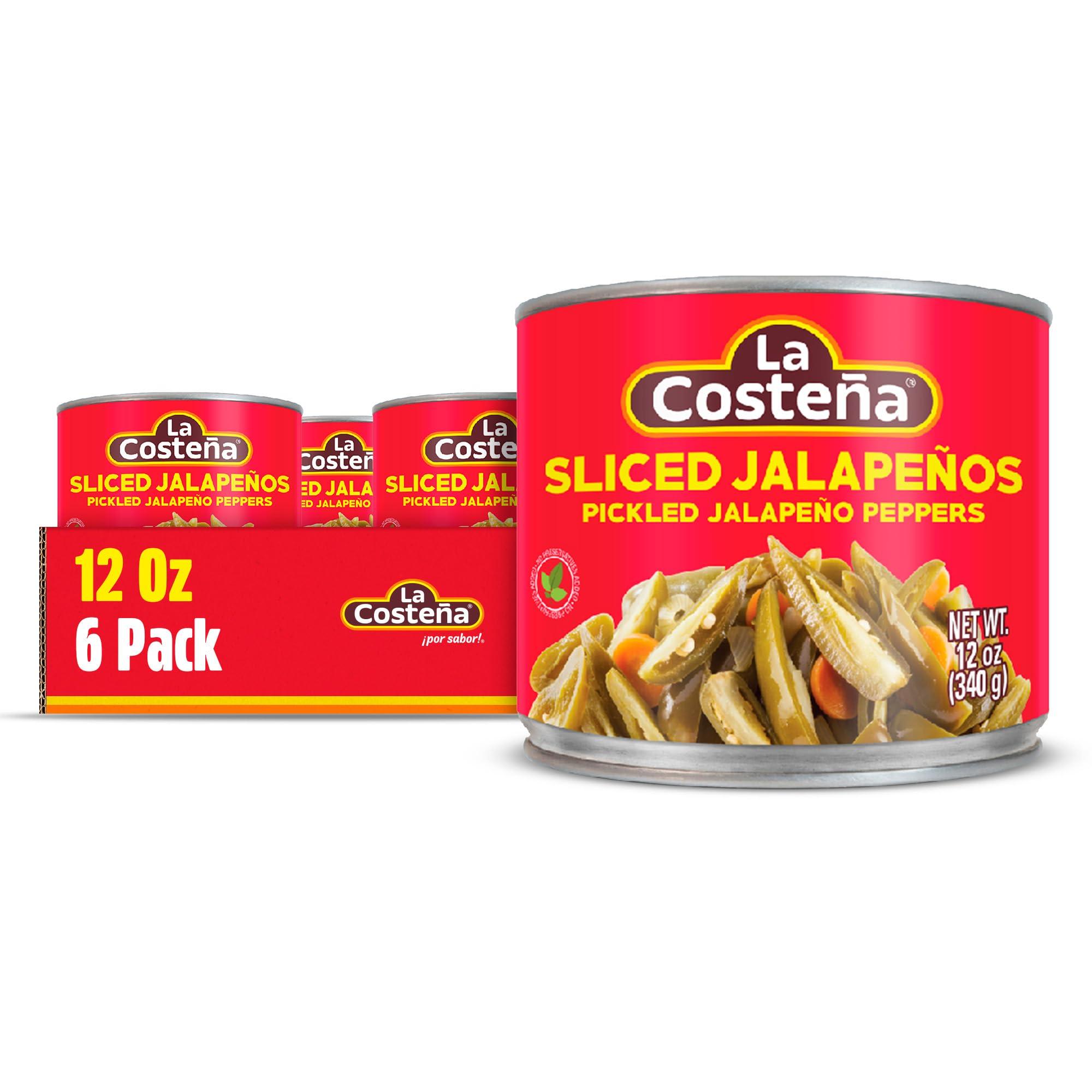 La Costeña La Costea Sliced Jalapeo Peppers 12 oz (6-Pack)