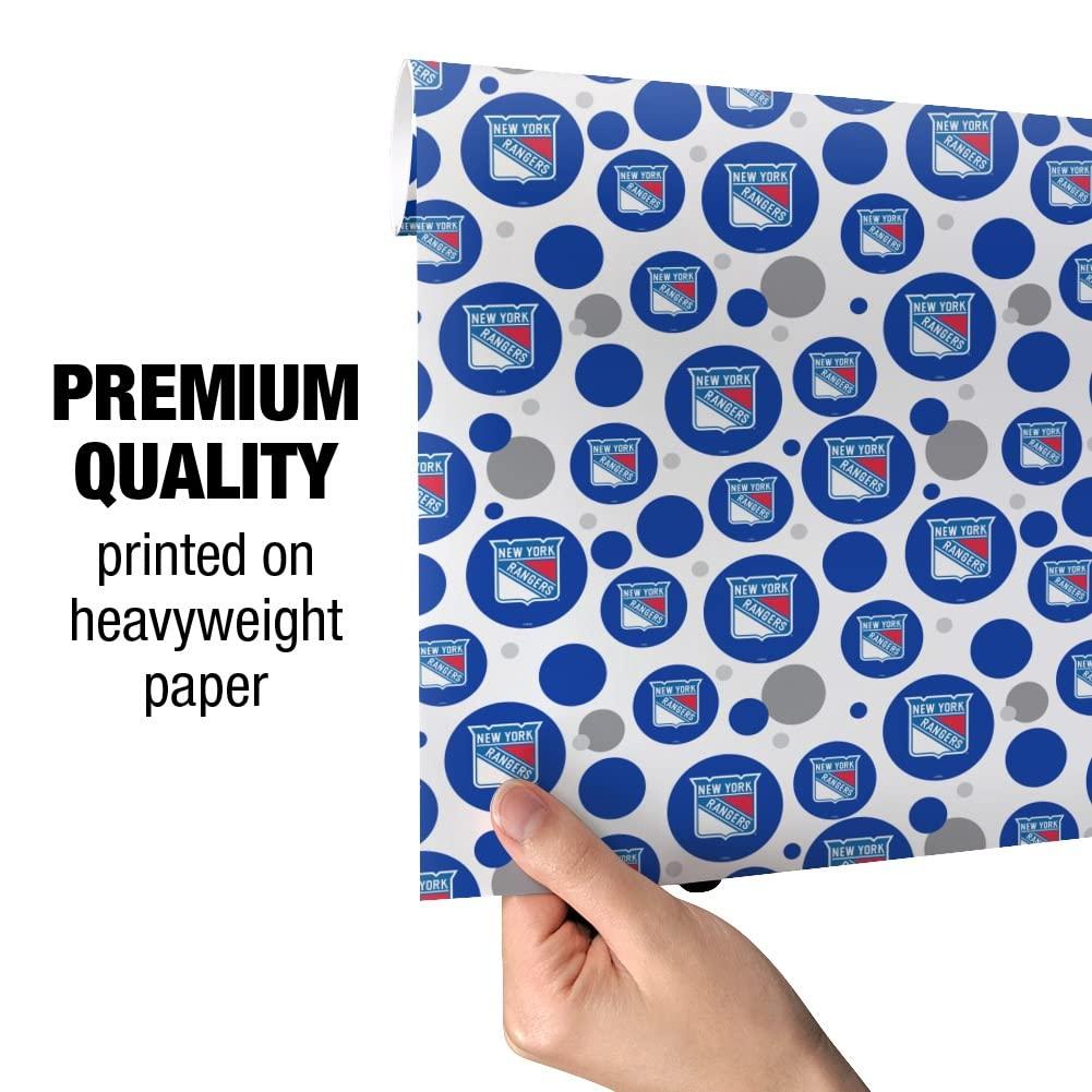 GRAPHICS & MORE GRAPHICS & MORE New York Rangers Logo Gift Wrap Wrapping Paper Roll