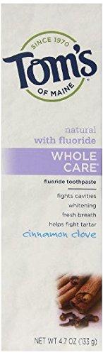 Tom's of Maine Tom's of Maine Natural Whole Care Toothpaste with Fluoride, Cinnamon Clove, 3 Count