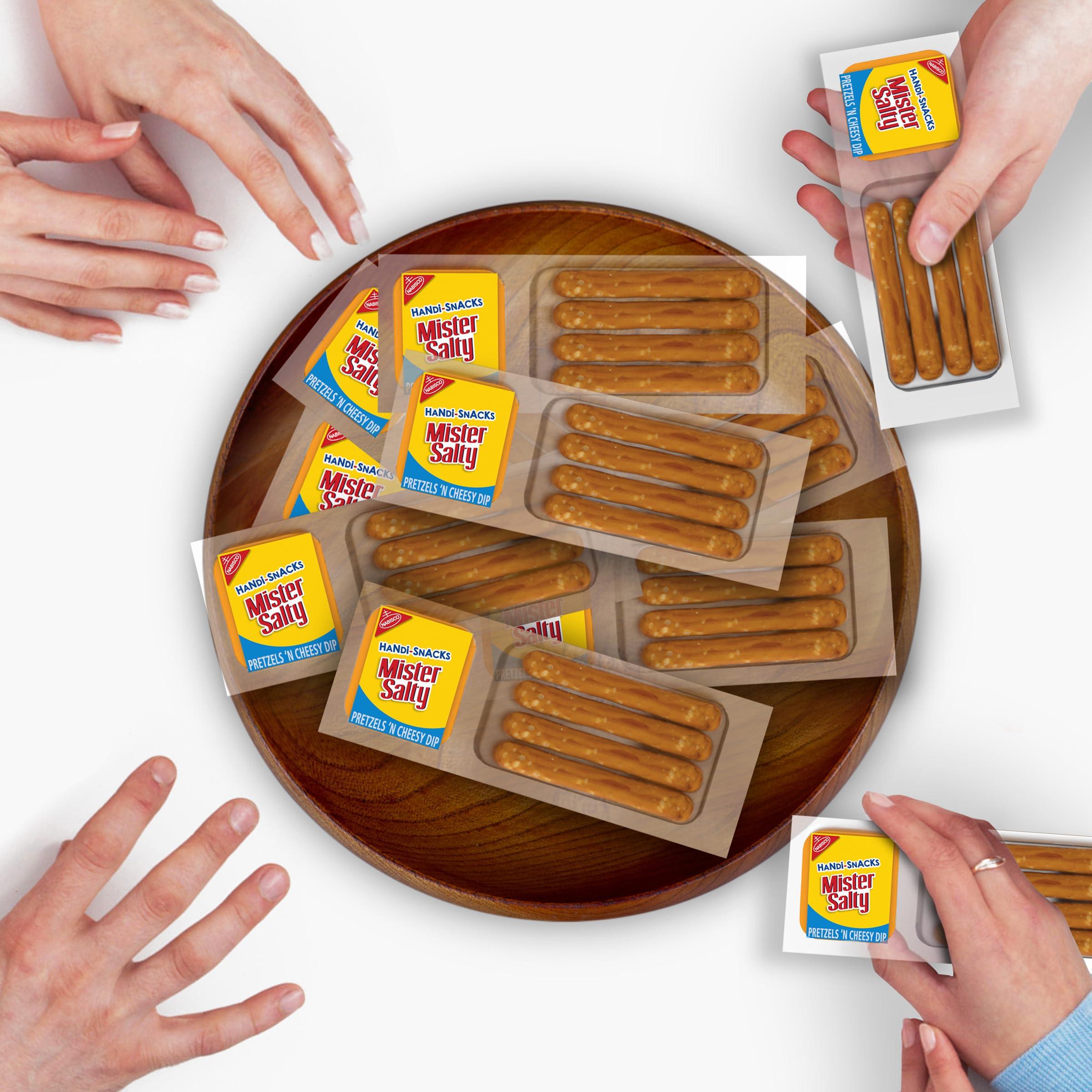 Handi-Snacks Handi-Snacks Mister Salty Pretzels \'N Cheesy Dip Snack Packs, 10 Snack Packs