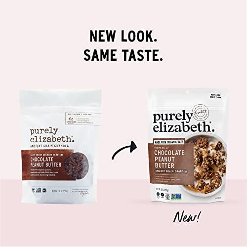 purely elizabeth. Purely Elizabeth, Chocolate Peanut Butter, Ancient Grain Granola, Gluten-Free, Non-GMO (10oz Bag)