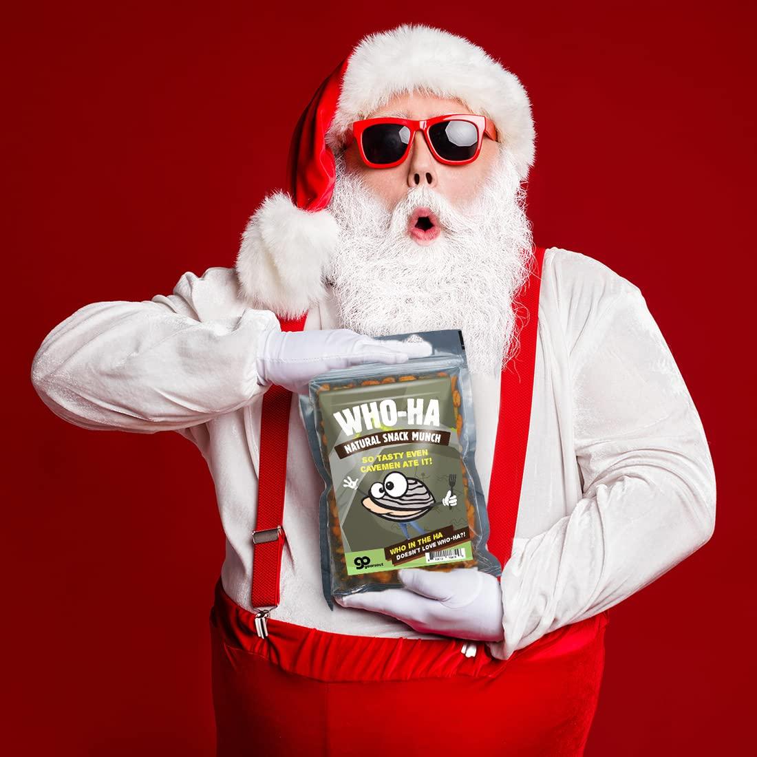 Gears Out Who-Ha Natural Snack Munch - Funny Spicy Trail Mix for Men and Women, Gourmet Gifts, Made in the USA