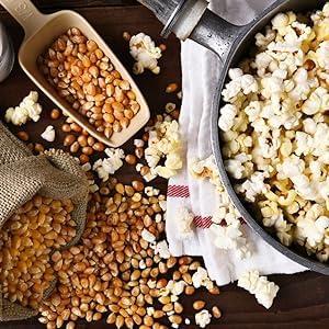 DELL COVE SPICES & MORE Gourmet Popcorn Kernel 6-Pack Variety Gift Set | Non-GMO & Gluten Free | Popcorn Gift Idea & Healthy Popcorn Snack | Gifts for Him, Gifts for Her, Gifts for the Family with Ready Black Gift Box by from Dell Cove Spices & More
