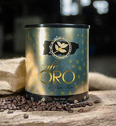 CAFE ORO DE PUERTO RICO Cafe de Oro de Puerto Rico - Puerto Rican Ground Coffee by Cafe Oro Puerto Rico Inc - 32oz Can