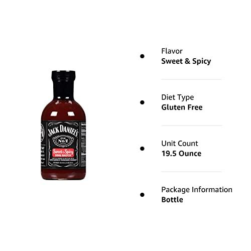 Jack Daniel's Jack Daniels, Barbeque Sauce Sweet & Spicy, 19.5 Ounce
