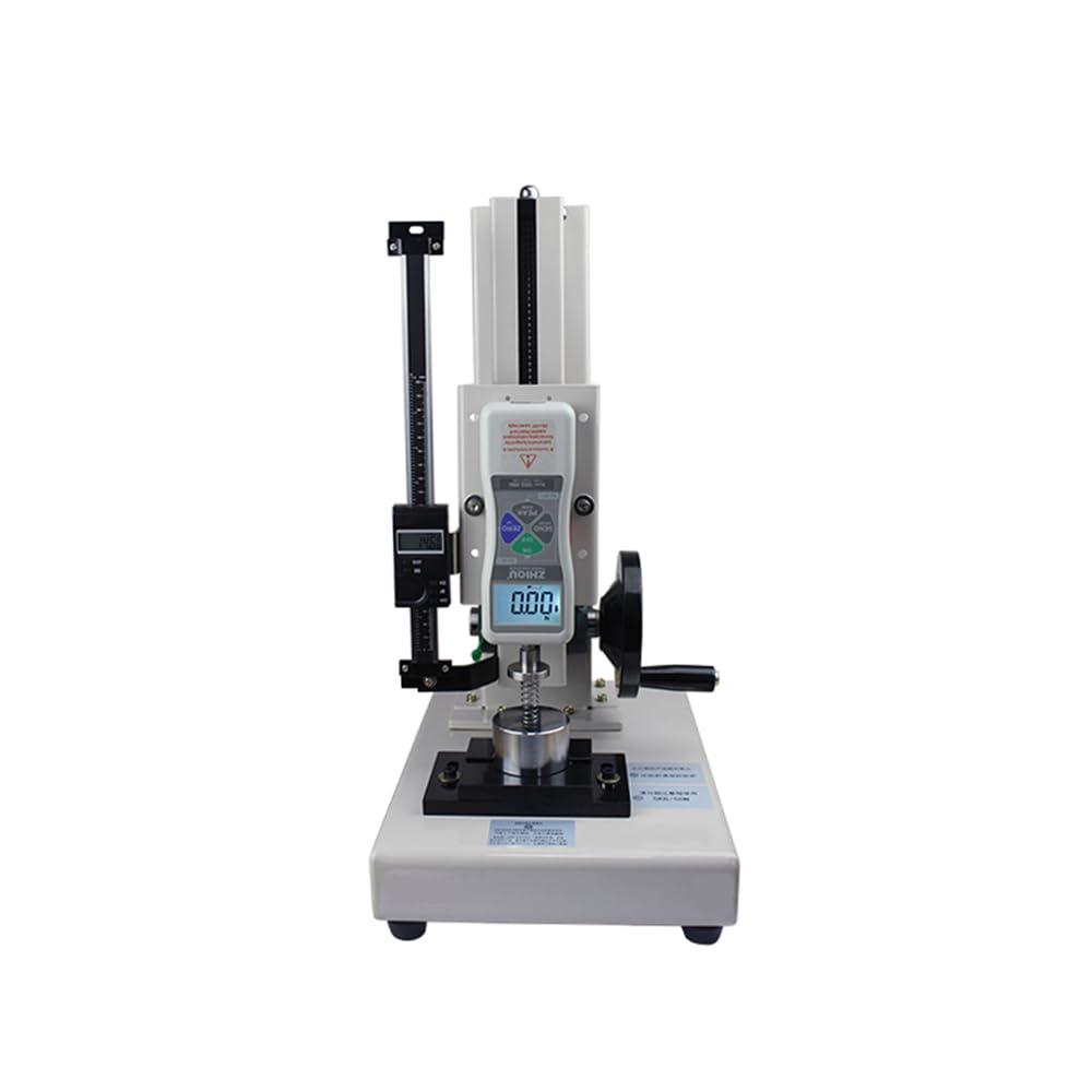 AiXun Spring Push Pull Force Gauge for Tension or Compression Testing of Springs, Range 50N