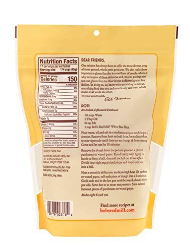 Bob's Red Mill Bob's Red Mill Gluten Free White Rice Flour, 24 Ounce (Pack of 1)