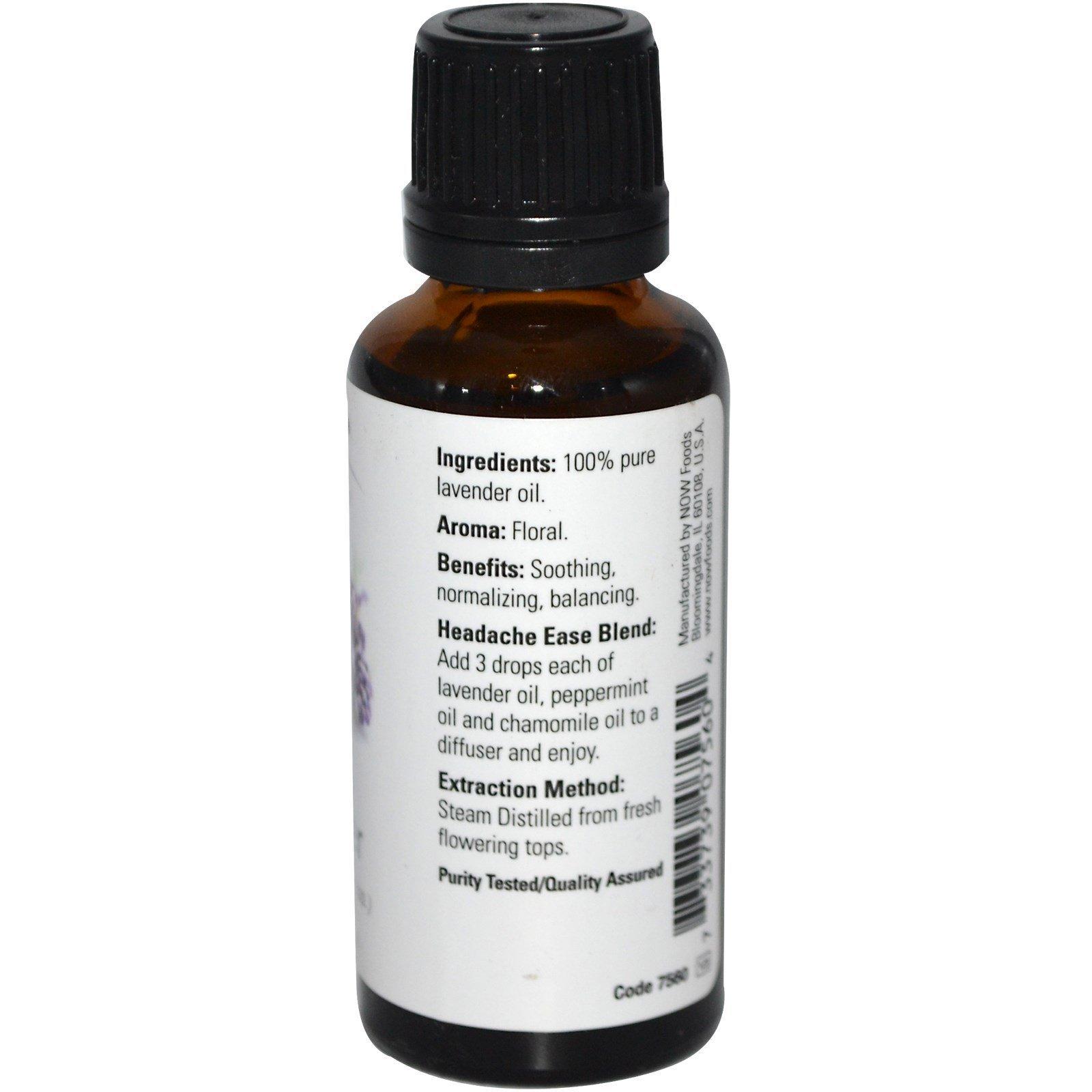 Now Foods NOW, 100% Pure Lavendar Oil, 1 Oz