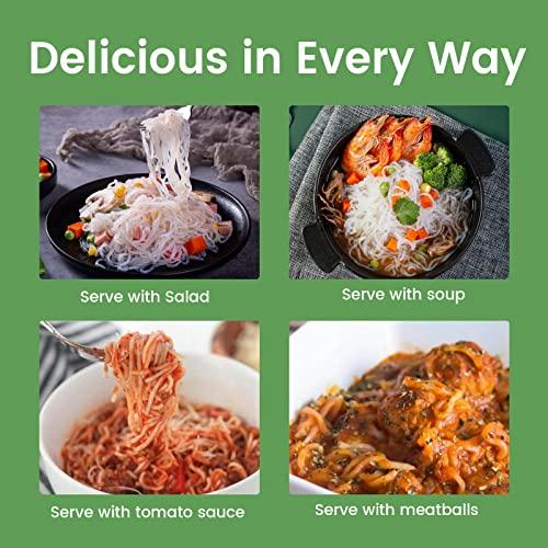 Hethstia Hethstia 12-Pack Konjac Noodle Diet Spaghetti and Shirataki Rice Paleo-Friendly, Sugar Free, Gluten-Free, Low Calorie and Vegan