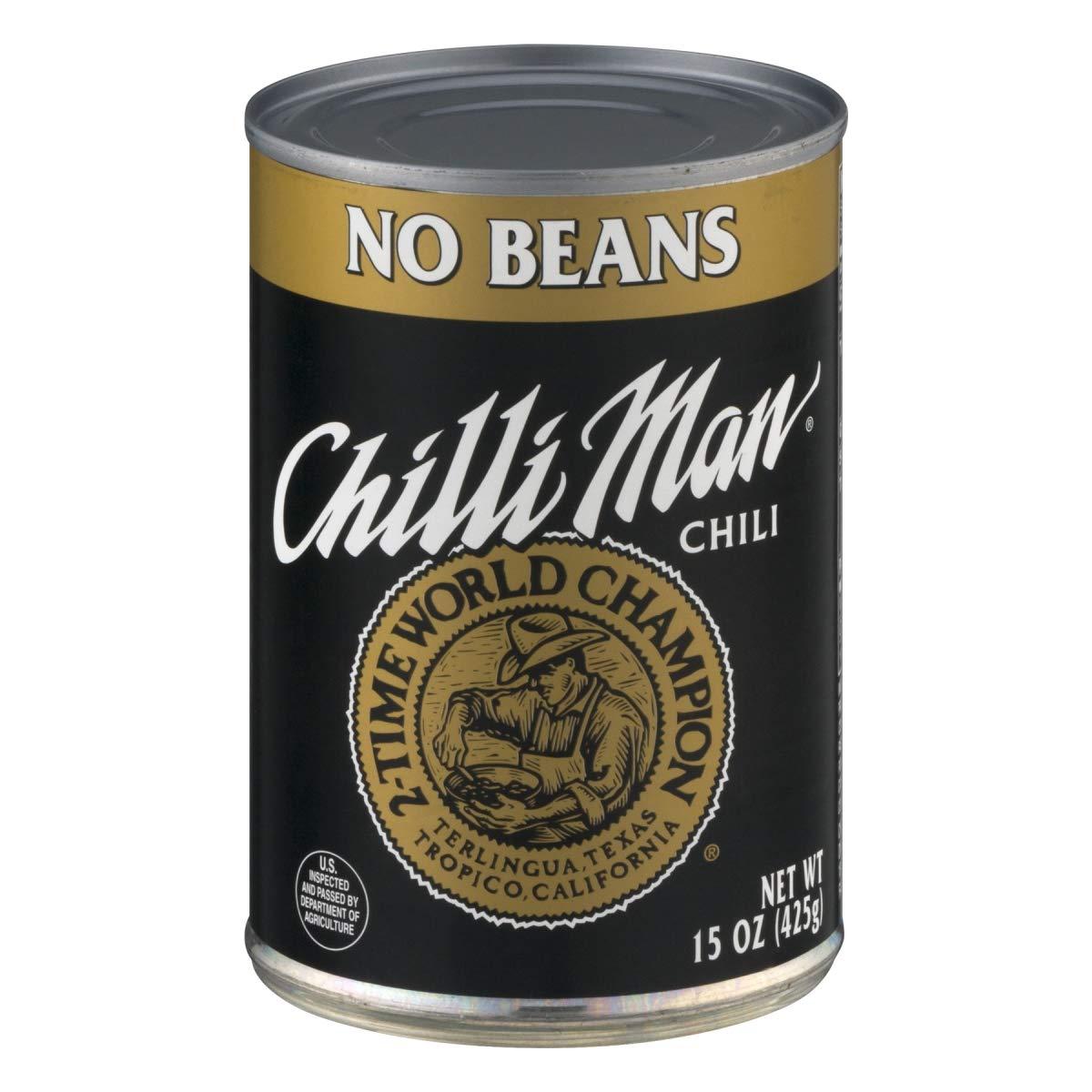Chilli Man Chilli Man 89268 Chilli Man Chili No Bean44; 15 oz - Pack of 12