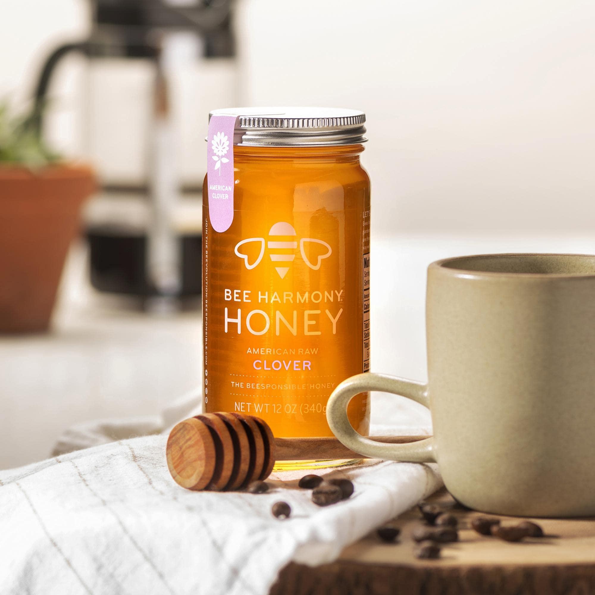 Bee Harmony Bee Harmony American Clover Honey, 12 Ounce