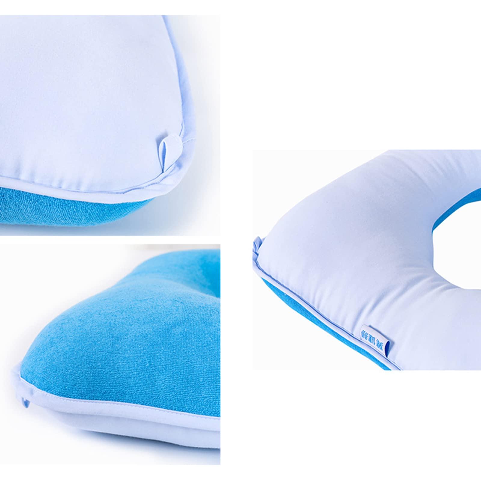 AAGAZA AAGAZA Donut Tailbone Pillow - Hemorrhoid Cushion for Bed Sores Relieve Pain Relief Wheelchair,Pregnancy, Donut Cushion Seat for Patient Elder,M,Grey /6970 (Color : Grey, Size : M)