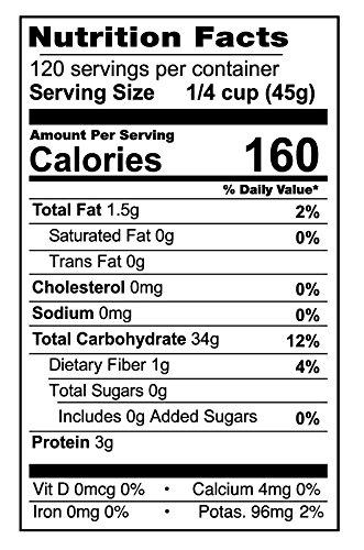 Della Della Organic Long Grain Brown Rice, 12 Pound