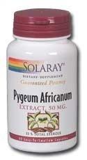 SOLARAY Solaray - Pygeum Africanum (Extract), 50 mg, 60 capsules