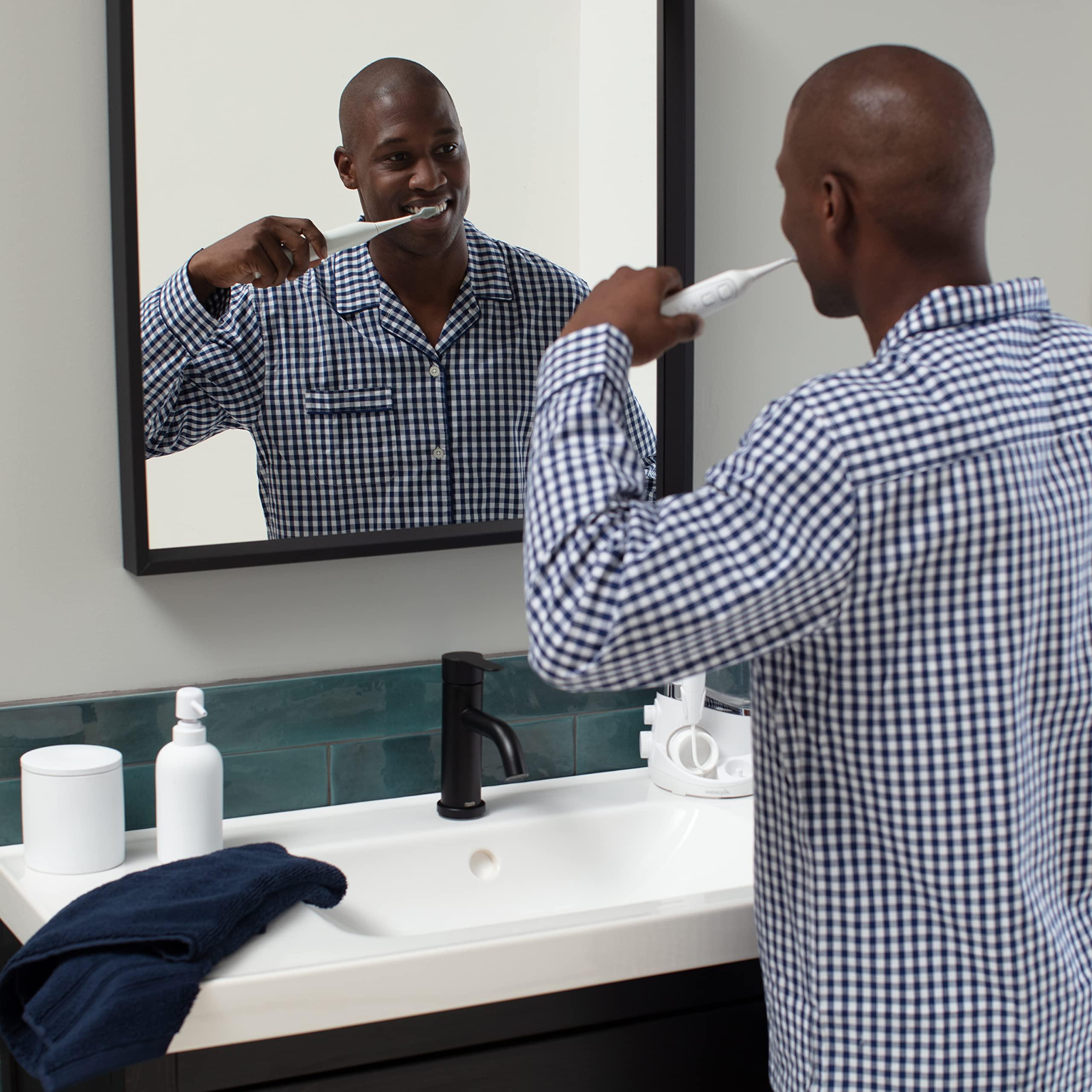 Waterpik Waterpik Complete Care 5.0 Water Flosser + Sonic Electric Toothbrush, White WP-861