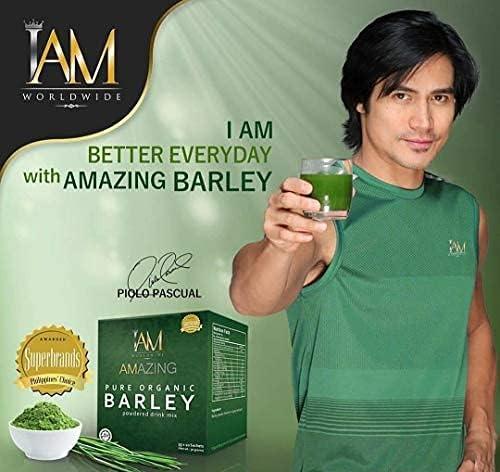 IAM WORLDWIDE Pure Barley Powdered Drink Mix Organic Barley Green Natural Blend