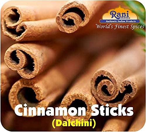 Rani Brand Authentic Indian Products Rani Cinnamon Sticks 400oz (25lbs) 11.63kg Bulk Box - 2300-2500 Sticks - Strong Aroma, Perfect for Baking, Cooking & Beverages | 3+ Inches Length - Cassia Saigon Cinnamon from Vietnam | Kosher