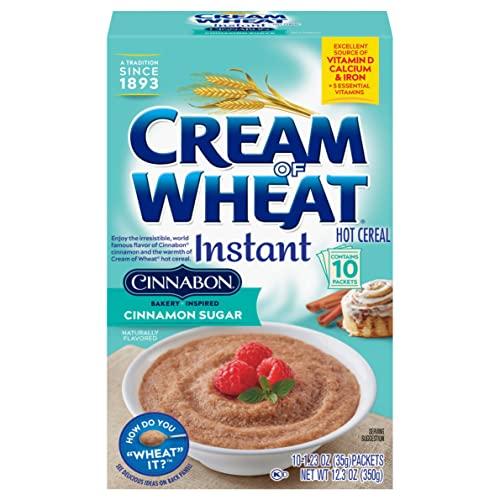 Cream of Wheat Cream of Wheat Instant Hot Cereal, Cinnabon, 1.23 Ounce, 10 Packets