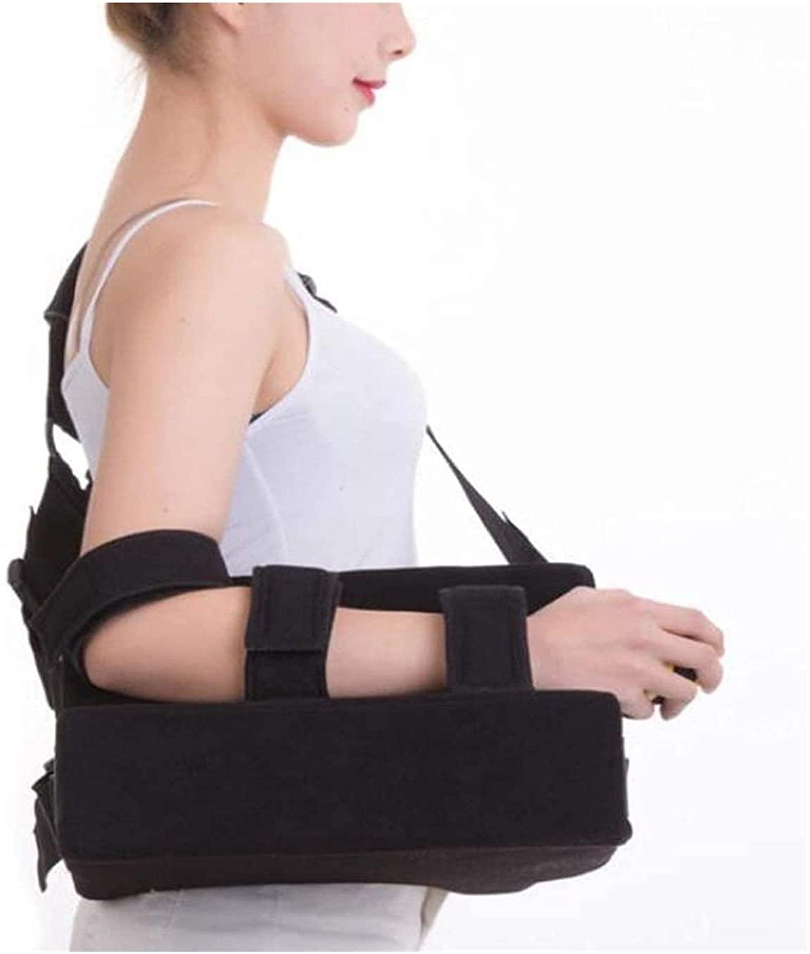ZJDYDY Medical Arm Sling Shoulder Immobilizer Rotator Cuff Support Brace Left or Right Arm Shoulders Wrist Elbow Brace with Abduction Pillow and Exercise Ball
