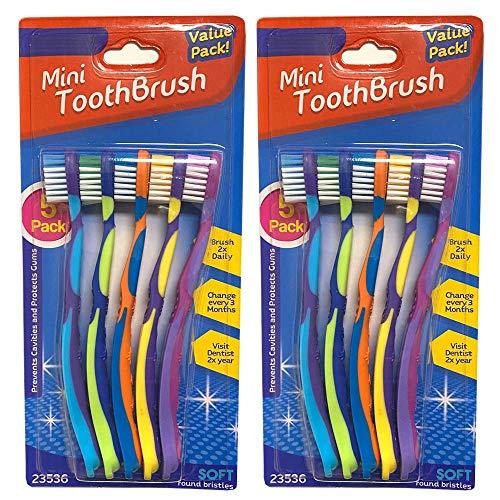 AllTopBargains 10 Pc Kids Toothbrush Toddler Oral Care Fun Cleaning Teeth Brush Soft Bristles